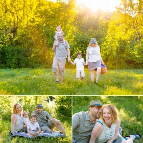 EMILIE, JEAN-MICHEL, ARTHUR & OCÉANE  Séance Famille nature et colorée à Messein 